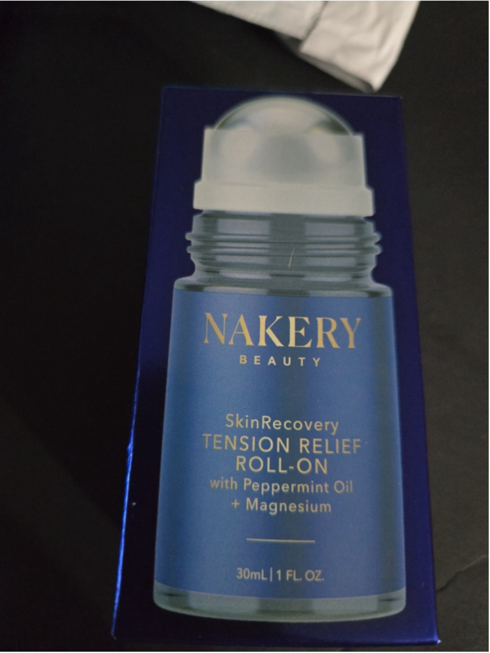 Nakery SkinRecovery Tension Relief Roll-On, Magnesium Roll On Peppermint (D-09)